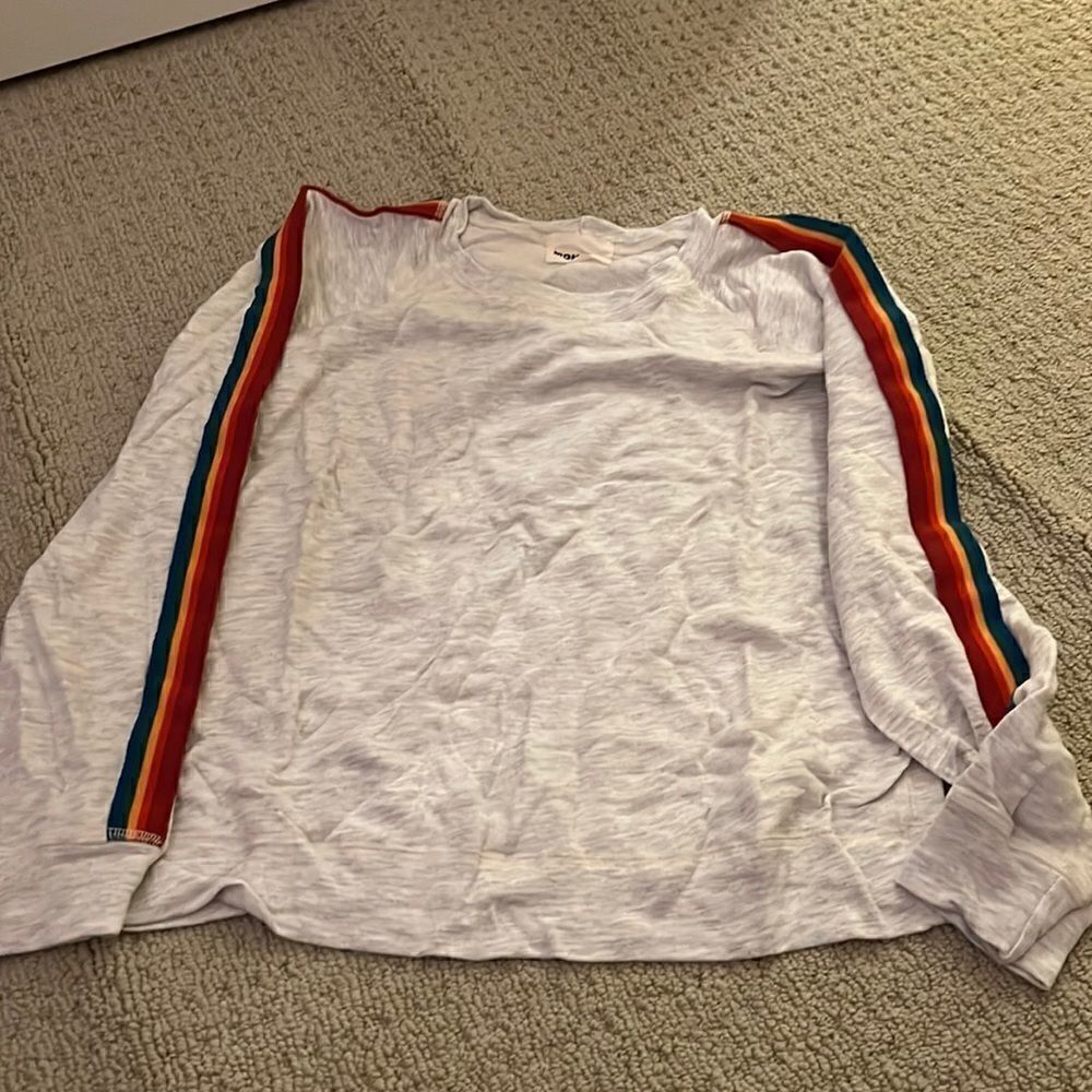 Monrow Raglan XS Rainbow  